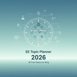 EE Topic Planner 2026