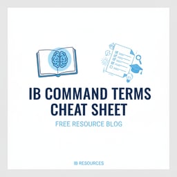 IB Command Terms Cheat Sheet