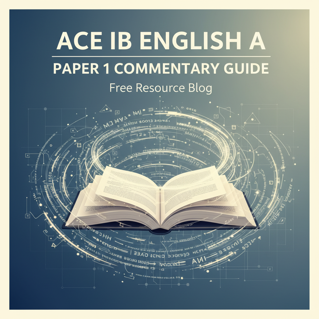 Ace IB English A Paper 1 Commentary Guide
