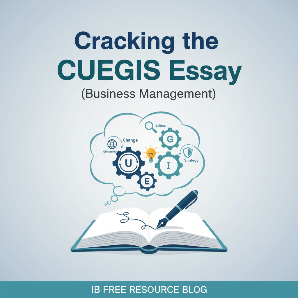 Cracking the CUEGIS Essay (Business Management)